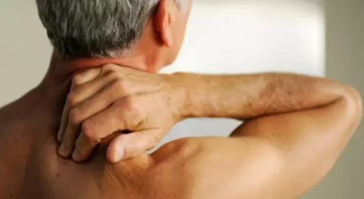Osteochondrose aufgrund ungünstiger Faktoren.